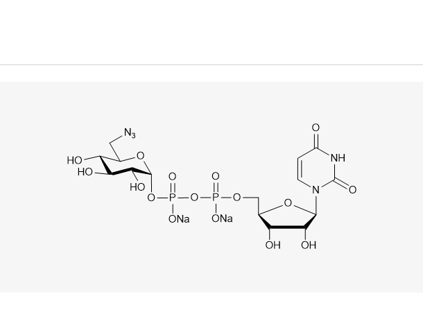 尿苷 5'-(三氢二磷酸酯) P'-(6-叠氮基-6-脱氧-ALPHA-D-吡喃葡萄糖基)酯,UDP-6-azido-6-deoxy-D-Glc.2Na