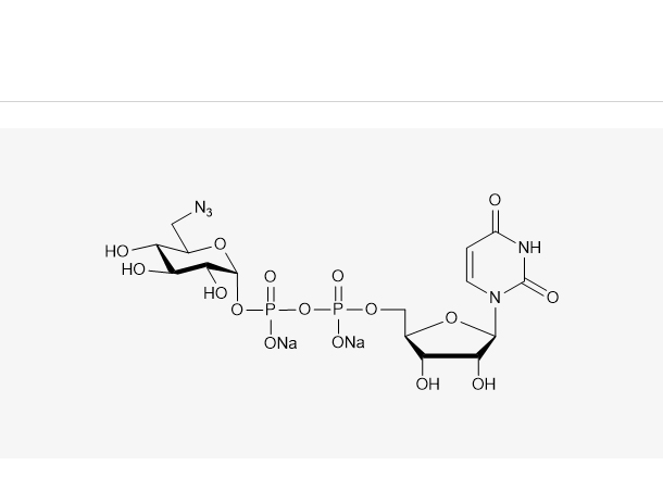 尿苷 5'-(三氫二磷酸酯) P'-(6-疊氮基-6-脫氧-ALPHA-D-吡喃葡萄糖基)酯,UDP-6-azido-6-deoxy-D-Glc.2Na