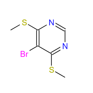 5-溴-4,6-二(甲硫基)嘧啶,5-bromo-4,6-bis(methylsulfanyl)pyrimidine
