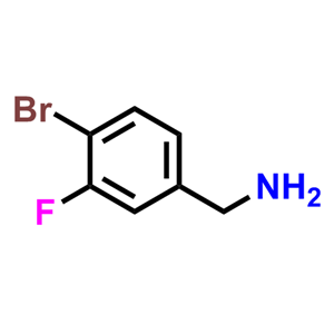 (4-溴-3-氟苯基)甲胺,(4-Bromo-3-fluorophenyl)methanamine