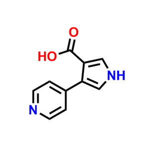 4-(吡啶-4-基)-1H-吡咯-3-羧酸