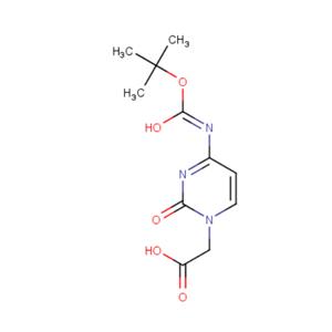 2-(4-((叔丁氧基羰基)氨基)-2-氧嘧啶-1(2H)-基)乙酸