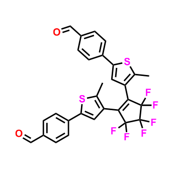 1,2-双[2-甲基-5-(4-甲酰基苯基)-3-噻吩基]全氟环戊烯,1,2-Bis(2-methyl-5-(4-formylphenyl)-3-thienyl)perfluorocyclopentene