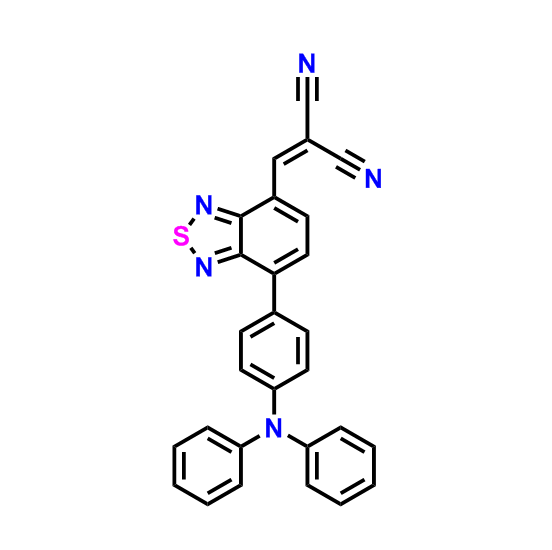 2-[7-（4-二苯基氨基苯基）-2,1,3-苯并噻二唑-4-基]亞甲基丙二腈,2-[7-(4-Diphenylaminophenyl)-2,1,3-benzothiadiazol-4-yl]methylenepropanedinitrile