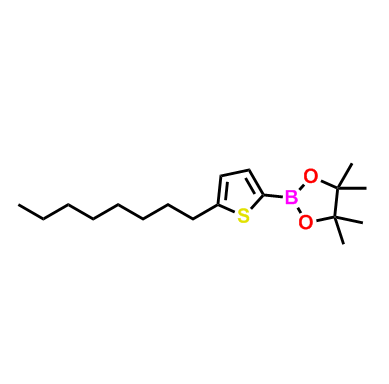 4,4,5,5-四甲基-2-(5-辛基噻吩-2-基)-1,3,2-二氧硼杂环戊烷,5-n-Octylthiophene-2-boronic acid pinacol ester