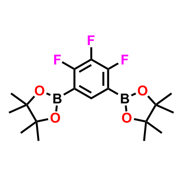 2,2'-(4,5,6-三氟-1,3-亚苯基)双(4,4,5,5-四甲基-1,3,2-二氧硼杂环戊烷),2,2'-(4,5,6-Trifluoro-1,3-phenylene)bis(4,4,5,5-tetramethyl-1,3,2-dioxaborolane)