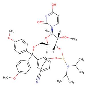 5'-O-(4,4-二甲氧基三苯甲基)-2'-O-甲基尿苷-3'-(2-氰基乙基-N,N-二异丙基)亚磷酰胺