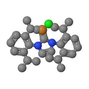 氯[1,3-双(2,6-二异丙苯基)咪唑-2-亚基]铜(I),CHLORO[1,3-BIS(2,6-DI-I-PROPYLPHENYL)IMIDAZOL-2-YLIDENE]COPPER(I)