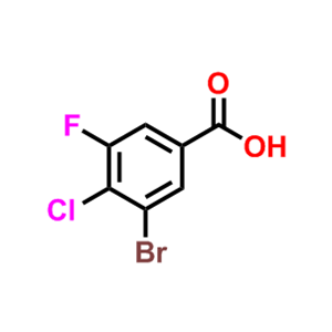 3-溴-4-氯-5-氟苯甲酸,3-Bromo-4-chloro-5-fluorobenzoic acid