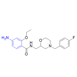 莫沙必利杂质04,4-amino-2-ethoxy-N-((4-(4-fluorobenzyl)morpholin-2-yl)methyl)benzamide