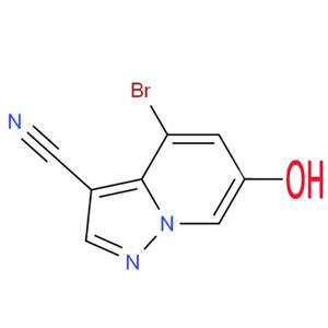 4-溴-6-羟基吡唑并[1,5-A]吡啶-3-腈,4-bromo-6-hydroxypyrazolo[1,5-a]pyridine-3-carbonitrile