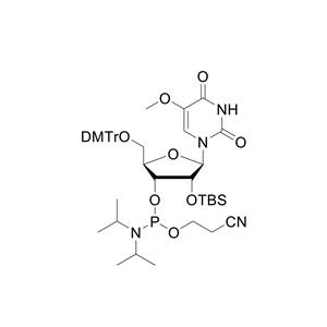 DMT-2’-TBDMS-5-OMe-U-CE-Phosphoramidite