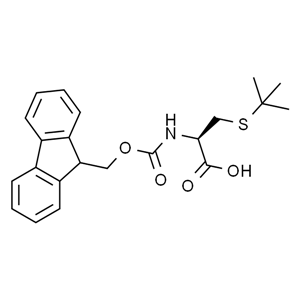  Fmoc-Cys(tBu)-OH，N-Fmoc-S-叔-丁基-L-半胱氨酸