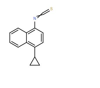 1-环丙基萘-4-基异硫氰酸酯,NAPHTHALENE, 1-CYCLOPROPYL-4-ISOTHIOCYANATO-