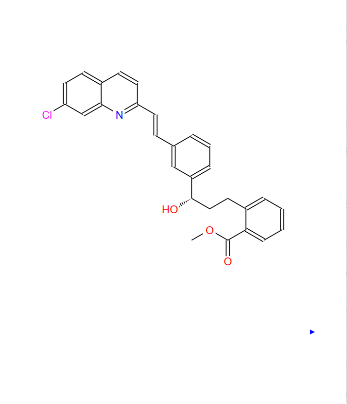 [S-(E)]-2-[3-[3-[2-(7-氯-2-喹啉基)乙烯基]苯基]-3-羟基丙基]苯甲酸甲酯,METHYL 2-[(S)-3-{(E)-3-[2-(7-CHLORO-2-QUINOLYL)VINYL]PHENYL}-3-HYDROXYPROPYL]BENZOATE
