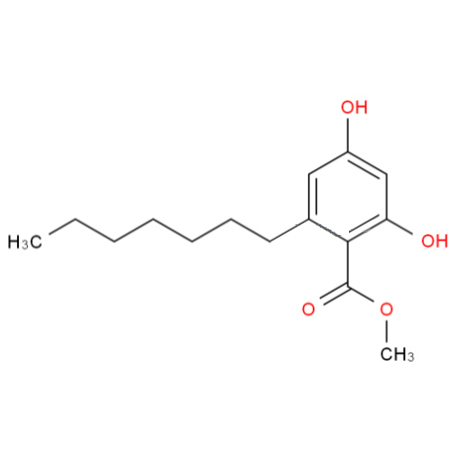 2,4-二羟基-6-庚基-苯甲酸甲酯,Methyl 2-heptyl-4,6-dihydroxybenzoate