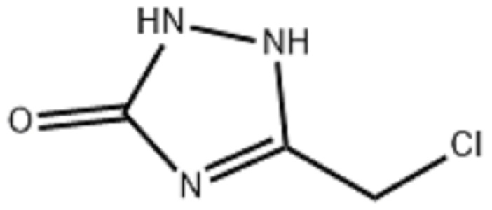 5-氯甲基-(1,2,4)三唑-3-酮,5-CHLOROMETHYL-2,4-DIHYDRO-[1,2,4]TRIAZOL-3-ONE
