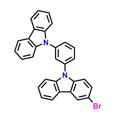 9-（3-（9H-咔唑-9-基）苯基）-3-溴-9H-咔唑,9-(3-(9H-carbazol-9-yl)phenyl)-3-bromo-9H-carbazole
