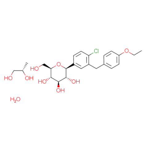 達(dá)格列凈一水丙二醇,Dapagliflozin propanediol monohydrate