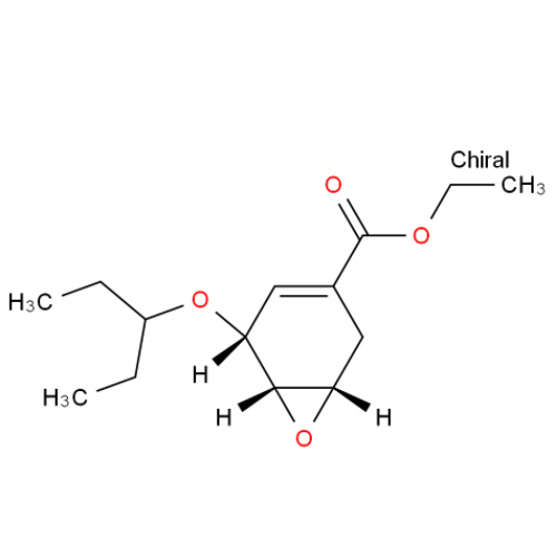 5-(戊烷-3-基氧基)-7-氧代-雙環(huán)[4.1.0]庚-3-烯-3-羧酸乙酯,(1S,5R,6S)-Ethyl 5-(pentan-3-yl-oxy)-7-oxa-bicyclo[4.1.0]hept-3-ene-3-carboxylate