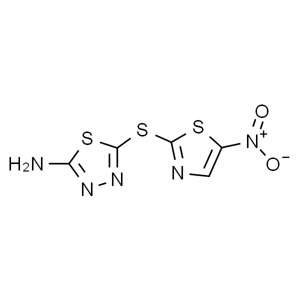 2-氨基-5-[(5-硝基-2-噻唑基)硫代]-1,3,4-噻二唑,5-[(5-Nitro-2-thiazolyl)thio]-1,3,4thiadiazol-2-amine