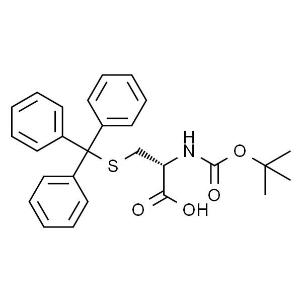 N-叔丁氧羰基-S-三苯甲基-L-半胱氨酸,Boc-Cys(Trt)-OH