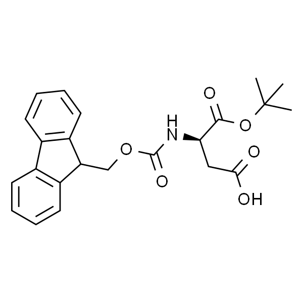 N-芴甲氧羰基-D-天冬氨酸 1-叔丁酯,Fmoc-D-Asp-OtBu