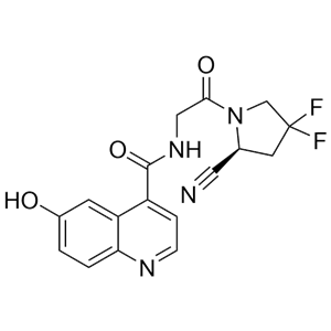 (S)-N-(2-(2-cyano-4,4-difluoropyrrolidin-1-yl)-2-oxoethyl)-6-hydroxyquinoline-4-carboxamide