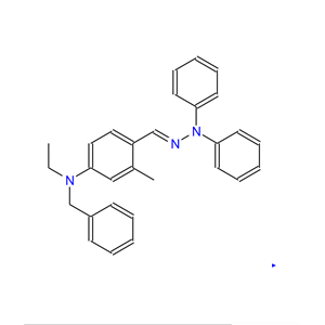 2-甲基-4-(N-乙基-N-苄基)氨基苯甲醛-1,1-二苯腙