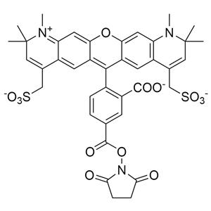 AF594-NHS, 5-isomer，1638544-48-5，AF594-琥珀酰亚胺酯, 5-异构体
