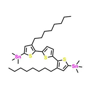 （3,3''-二辛基-[2,2'-:5'-，2''-三噻吩]-5,5''-二基）雙（三甲基錫烷）