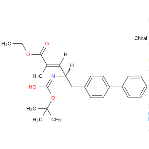 (4R)-5-[1,1'-联苯]-4-基-4-[[叔丁氧羰基]氨基]-2-甲基-2-戊烯酸乙酯,(R,E)-ethyl 5-([1,1'-biphenyl]-4-yl)-4-((tert-butoxycarbonyl)aMino)-2-Methylpent-2-enoate