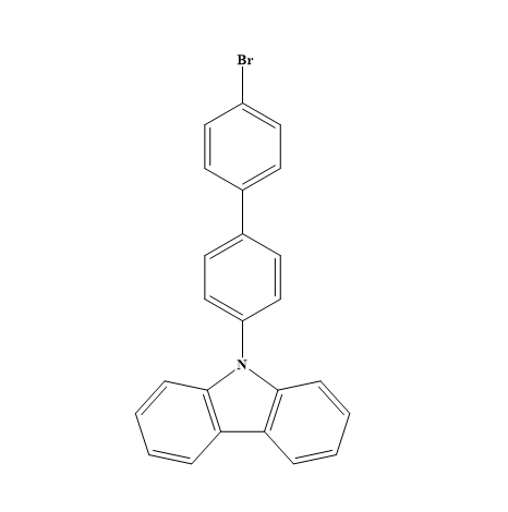 9-(4'-溴联苯-4-基)-9H-咔唑,9-(4′-Bromo-1,1′-biphenyl-4-yl)-9H-carbazole