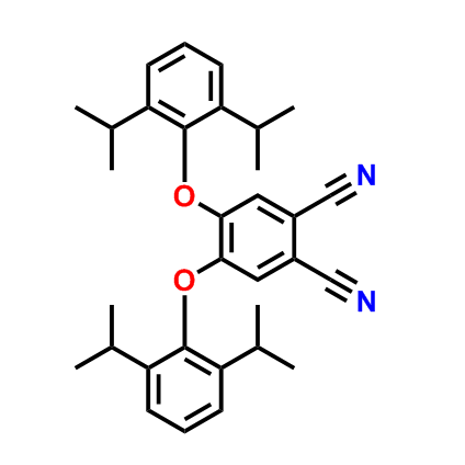 4,5-双（2,6-二异丙基苯氧基）邻苯二甲腈,4,5-bis(2,6-diisopropylphenoxy)phthalonitrile