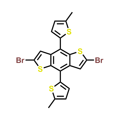 2,6-二溴-4,8-双（5-甲基噻吩-2-基）苯并[1,2-b:4,5-b']二噻吩,2,6-dibromo-4,8-bis(5-methylthiophen-2-yl)benzo[1,2-b:4,5-b']dithiophene