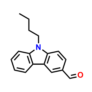 9-丁基-9H-咔唑-3-甲醛,9-Butyl-9H-Carbazole-3-carboxaldehyde