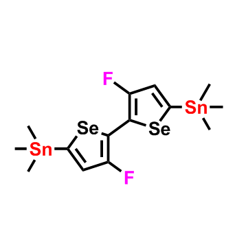 3,3'-二氟-5,5'-雙（三甲基錫基）-2,2'-雙硒酚,3,3′-difluoro-5,5′-bis(trimethylstannyl)-2,2′-biselenophene