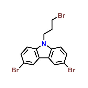 3,6-二溴-9-（3-溴丙基）-9H-咔唑,3,6-dibromo-9-(3-bromopropyl)-9H-carbazole