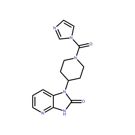 1,3-二氢-1-[1-(1H-咪唑-1-基羰基)-4-哌啶基]-2H-咪唑并[4,5-b]吡啶-2-酮,1,3-Dihydro-1-[1-(1H-imidazol-1-ylcarbonyl)-4-piperidinyl]-2H-imidazo[4,5-b]pyridin-2-one
