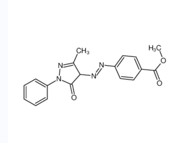 4-[(4,5-二氢-3-甲基-5-氧代-1-苯基-1H-吡唑-4-基)偶氮]苯甲酸甲酯,methyl 4-[(3-methyl-5-oxo-1-phenyl-4H-pyrazol-4-yl)diazenyl]benzoate