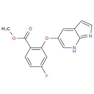 2-[(1H-吡咯并[2,3-B]吡啶-5-基)氧基]-4-氟苯甲酸甲酯