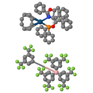 1,5-环辛二烯{[二苄基((4R,5R)-5-甲基-2-苯基-4,5-二氢-4-噁唑基)甲基]二苯基膦氧基ΚN:ΚP}铱(Ⅰ)四(3,5-二-三氟甲基苯基)硼酸盐,((4R,5R)-(+)-O-[1-Benzyl-1-(5-methyl-2-phenyl-4,5-dihydrooxazol-4-yl)-2-phenylethyl](dicyclohexylphosphinite)(1,5-COD)iridium(I)tetrakis(3,5-bis(trifluoromethyl)phenylborate,min.97%