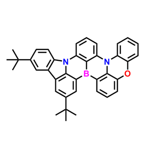 10,13-二-叔丁基-5-氧杂-15b，18b-二氮杂-8b-硼苯并[j]芴并[1,9-ab]苝,10,13-di-tert-butyl-5-oxa-15b,18b-diaza-8b-borabenzo[j]fluoreno[1,9-ab]perylene
