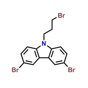 3,6-二溴-9-（3-溴丙基）-9H-咔唑,3,6-dibromo-9-(3-bromopropyl)-9H-carbazole