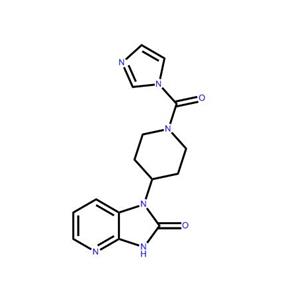 1,3-二氢-1-[1-(1H-咪唑-1-基羰基)-4-哌啶基]-2H-咪唑并[4,5-b]吡啶-2-酮,1,3-Dihydro-1-[1-(1H-imidazol-1-ylcarbonyl)-4-piperidinyl]-2H-imidazo[4,5-b]pyridin-2-one