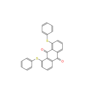 溶剂黄163,1,8-Bis(phenylthio)-9,10-anthracenedione