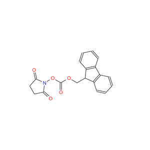 9-芴甲基-N-琥珀酰亚胺碳酸酯,N-(9-Fluorenylmethoxycarbonyloxy)succinimide