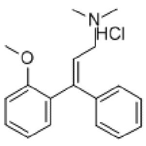 1-(邻茴香基)-1-苯基-3-二甲基氨基丙-1-烯盐酸盐  21165-51-5