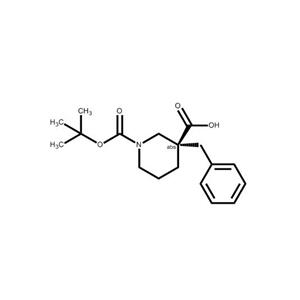 (R)-3-苄基-1-(叔丁氧基羰基)哌啶-3-羧酸39539-81-0