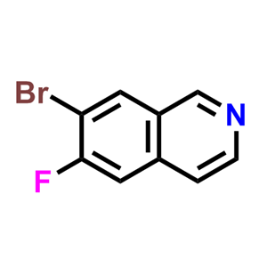 7-溴-6-氟异喹啉,7-Bromo-6-fluoroisoquinoline